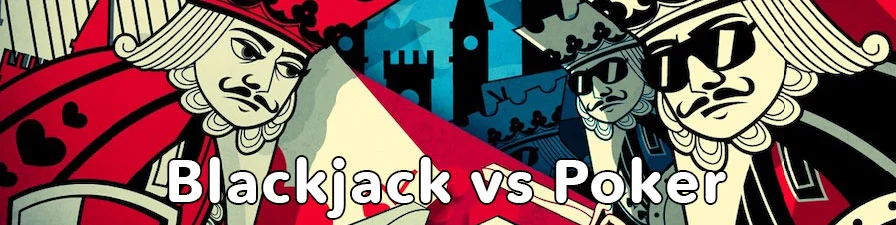 black jack vs poker