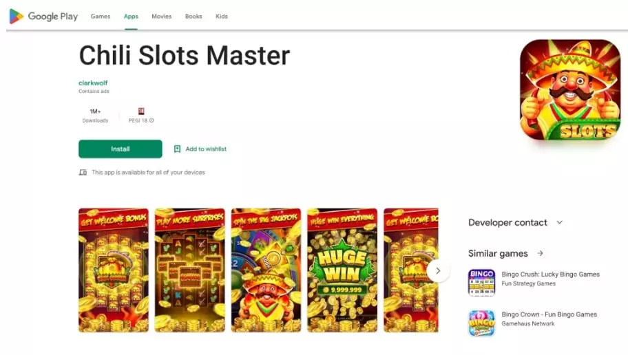 o app chili slots master paga mesmo?