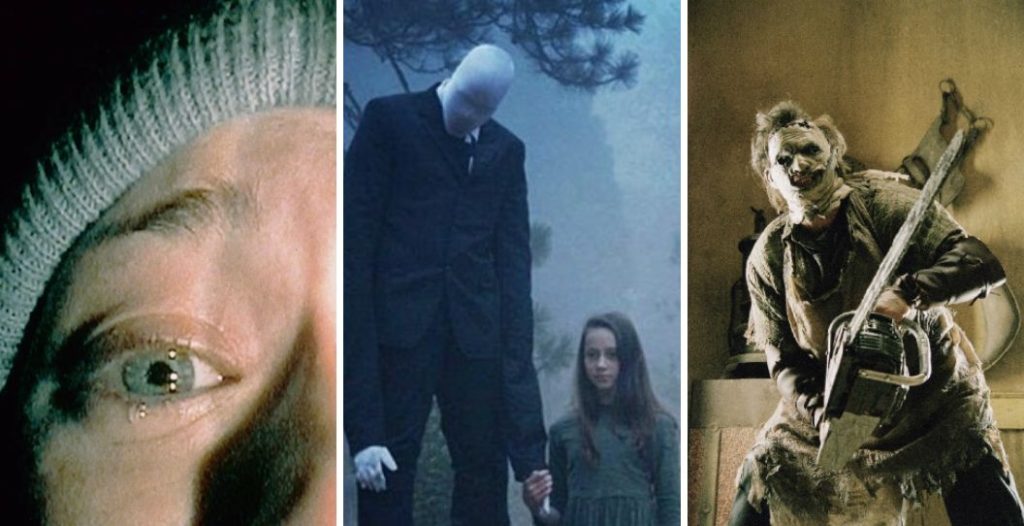 Filmes 'A Bruxa de Blair', 'Slender Man' e 'O Massacre da Serra Elétrica' para sexta-feira 13 - Foto: Reprodução/Web