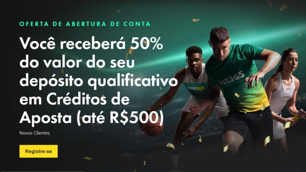 Bônus de boas vindas Bet365