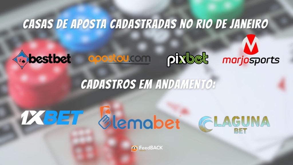 Casas de aposta cadastradas no RJ - Foto: designer/feedback