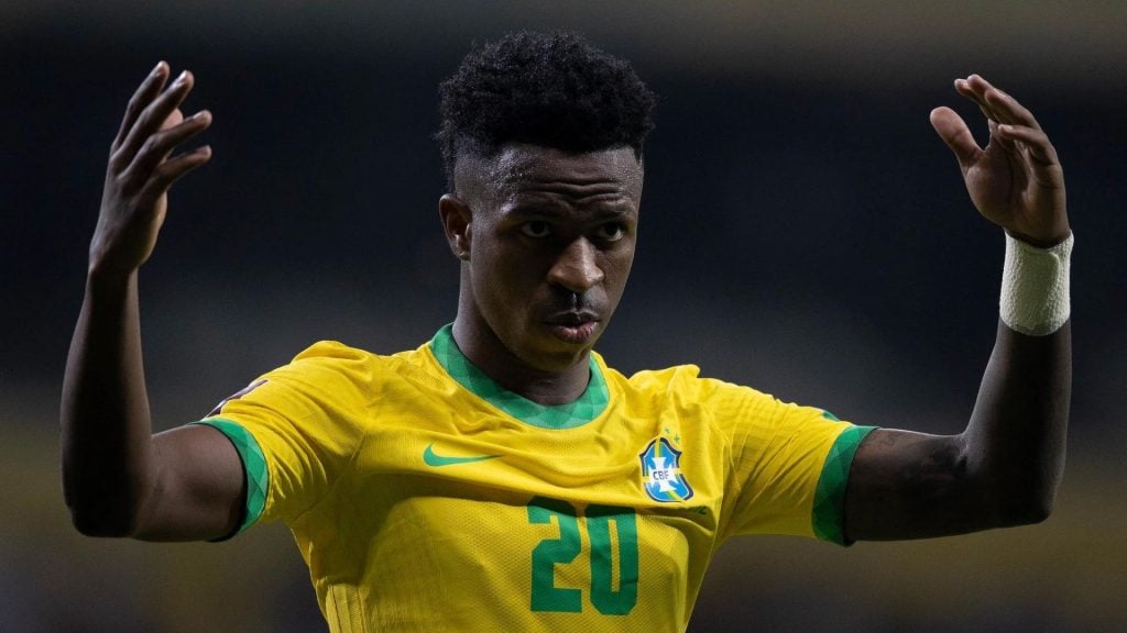Vinícios Jr será capitão da Seleção Brasileira - Foto: Reprodução/web