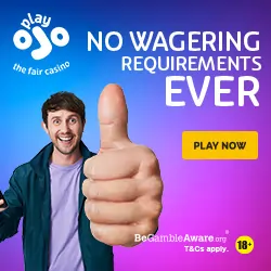 play ojo wagering