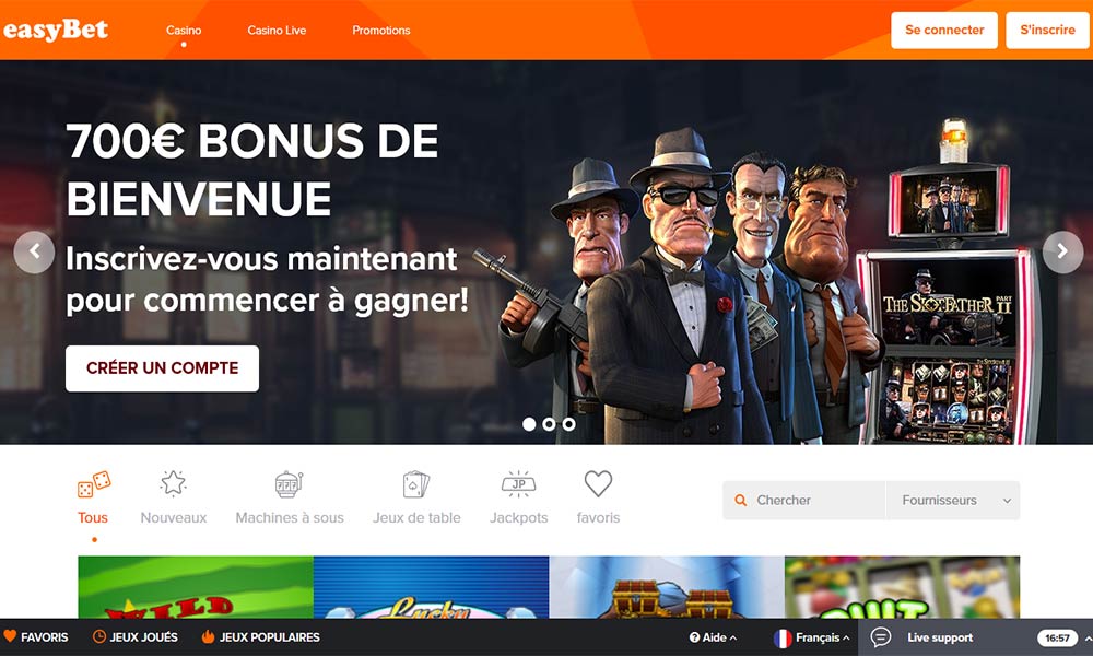 Easybet Screenshot Desktop Home