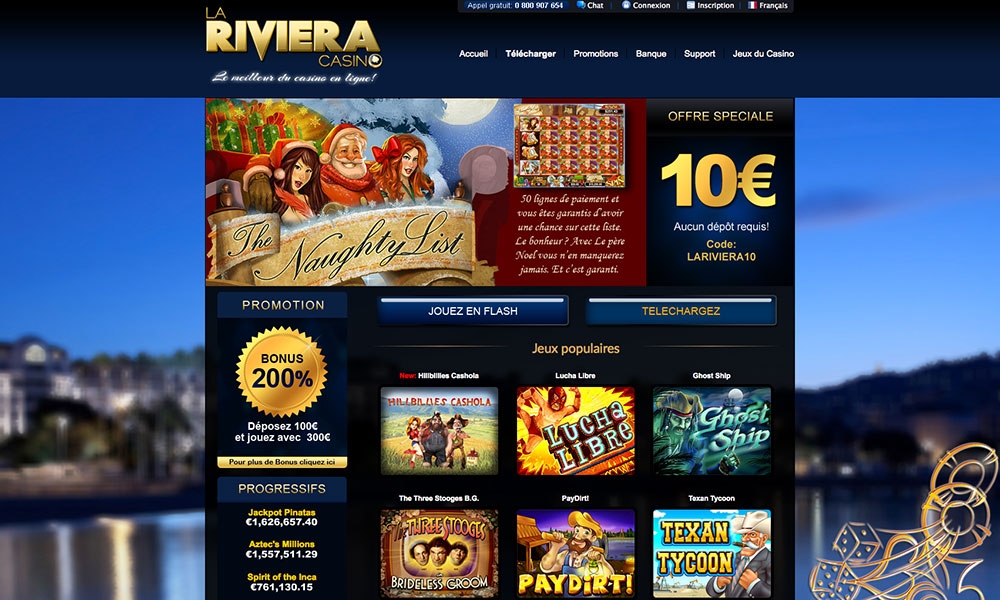 La Riviera desktop Home Page