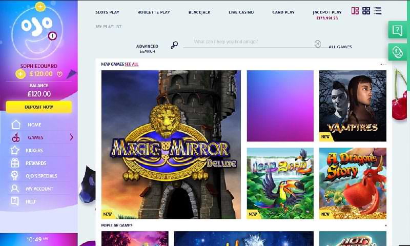 Ojo Casino Login Ojo Casino Login