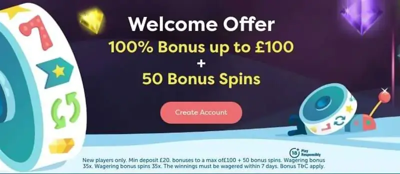 PlayFrank Welcome Bonus Offer Banner