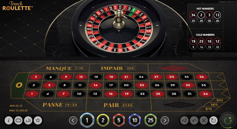 French Roulette Screenshot Desktop