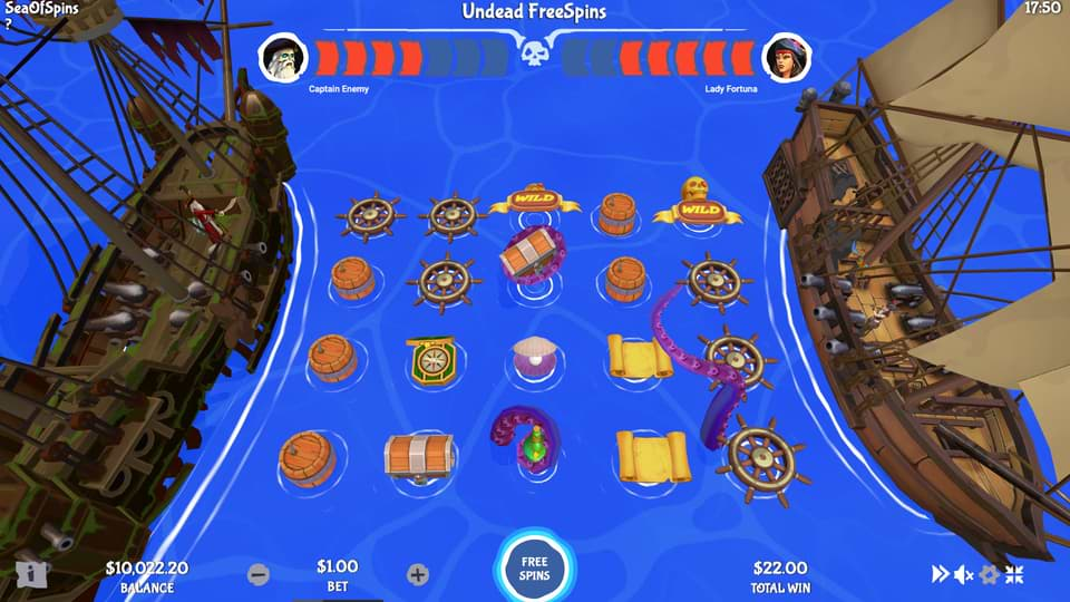 Sea Of Spins Slot by Evoplay Screenshot