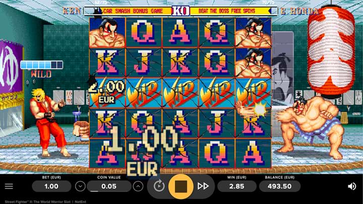 Street Fighter II: The World Warrior Slot screenshot