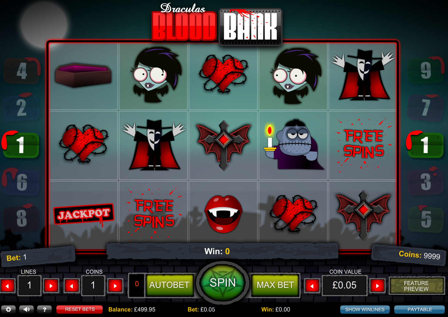 Dracula's Blood Bank Screenshot