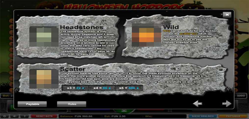 Halloween Horrors Slots