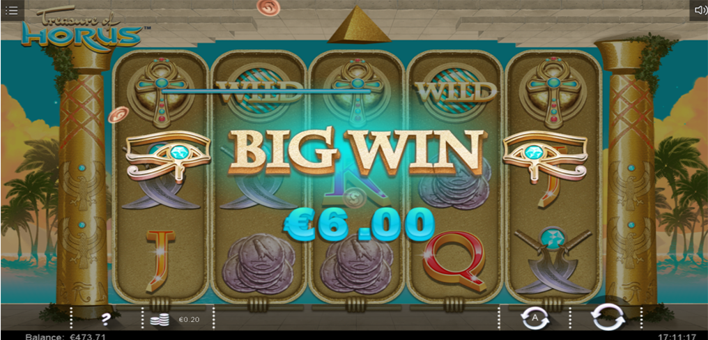 Treasures of Horus Big Win