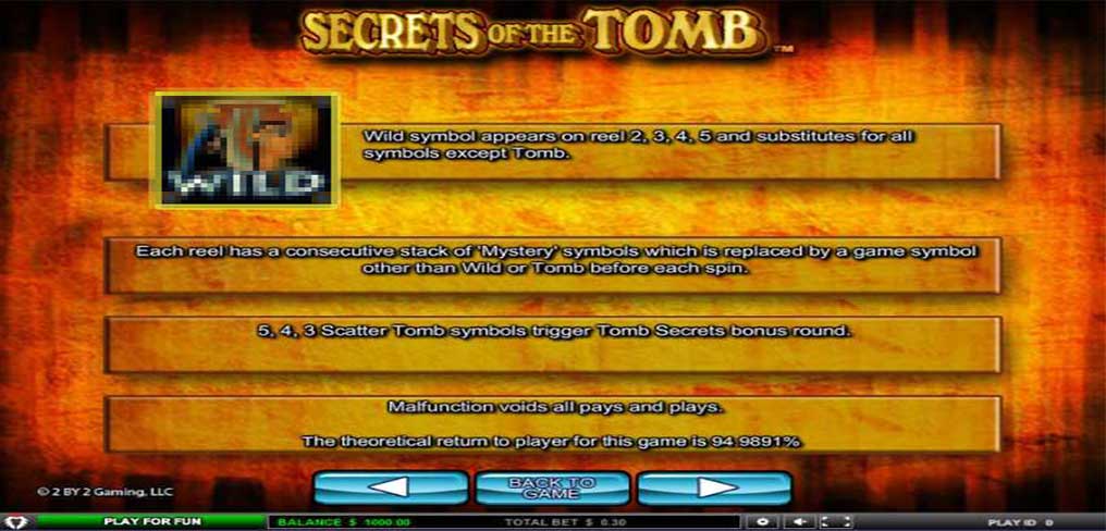 Secrets of the Tomb 