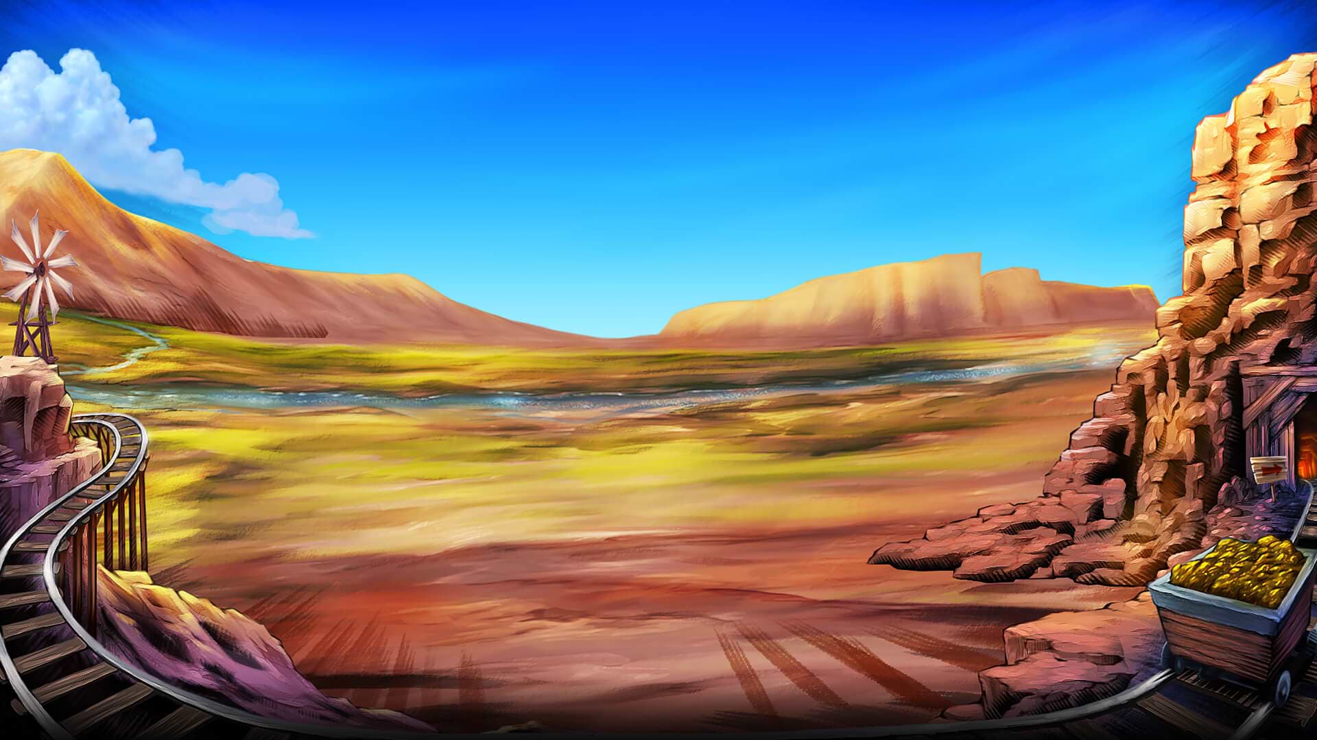 Game hight resolution background Gold Canyon