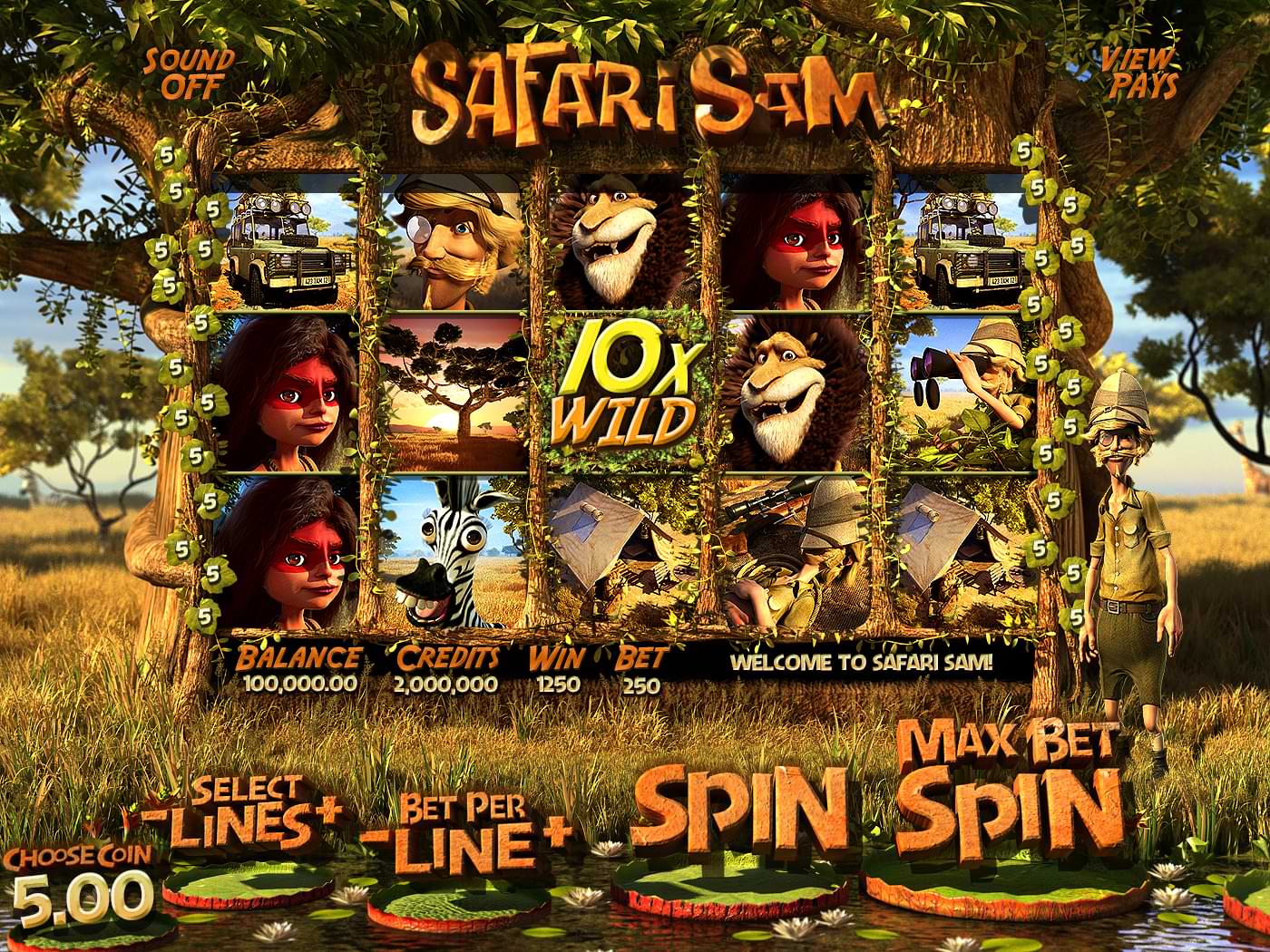 Safari Sam Screenshot