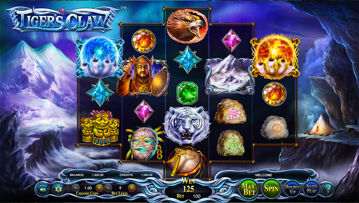 Screenshot Tiger's Claw slot machine