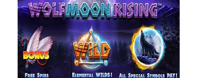 Merkmale der Wolf Moon Rising Spielautomatik