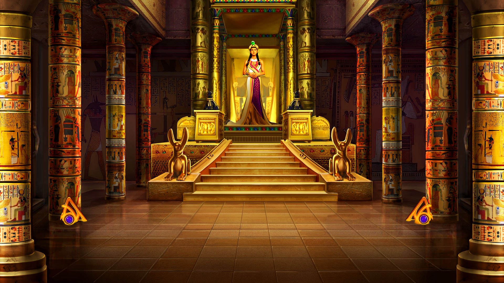 Game hight resolution background Cleopatra's Riches