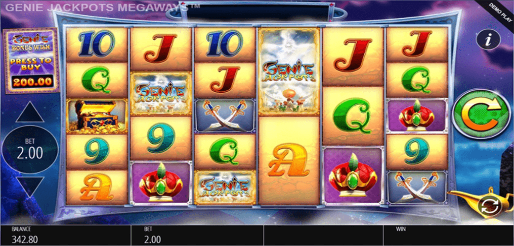 Genie Jackpots screenshot