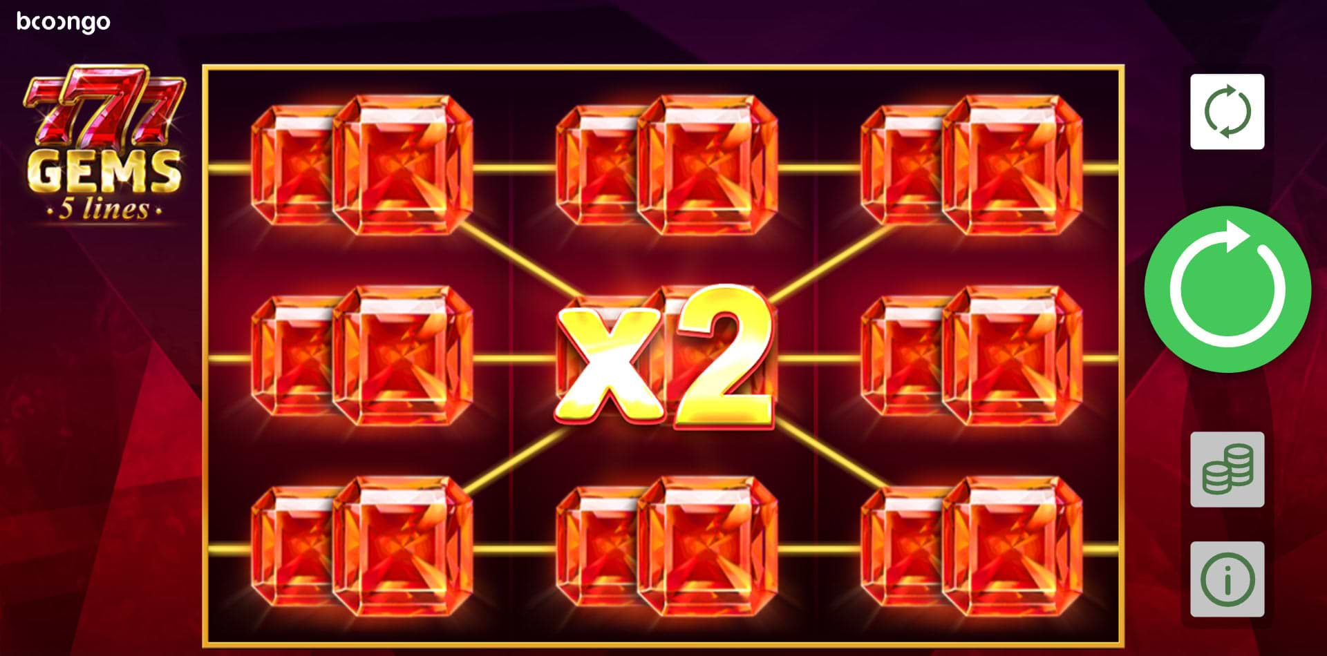 777 Gems Multiplier x2