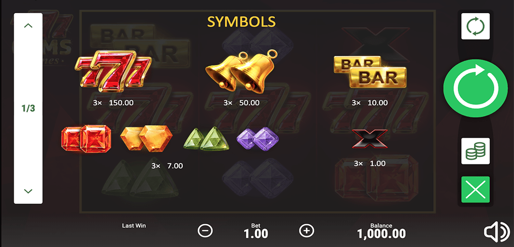 777 Gems Symbols