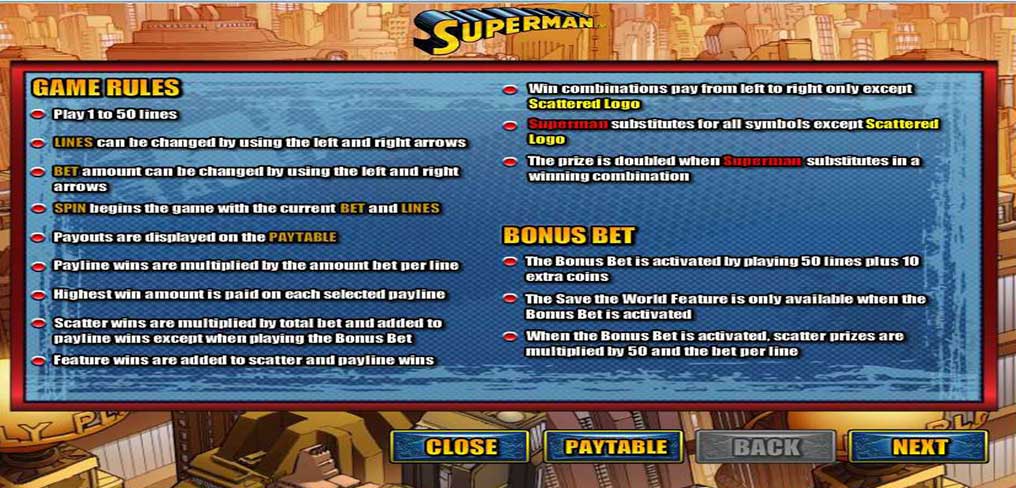 Superman Rules
