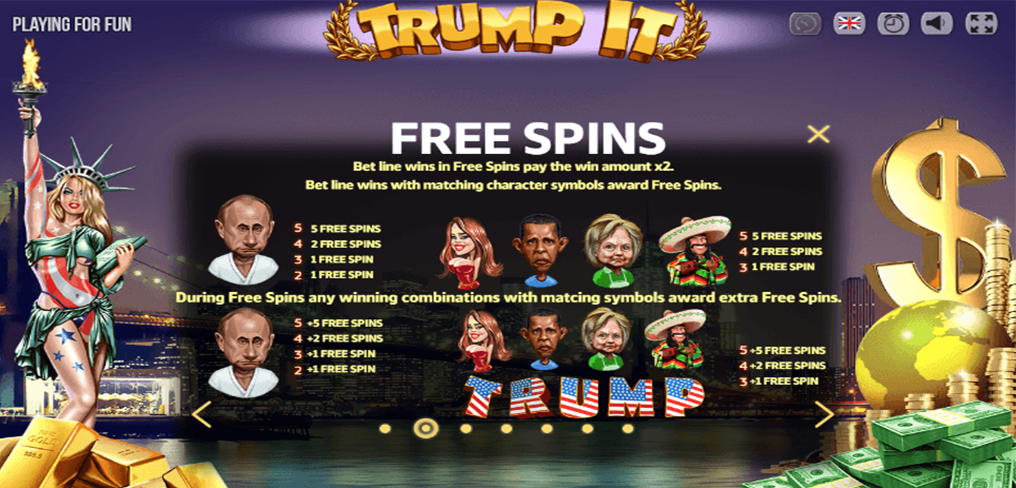 Trump It Free Spins