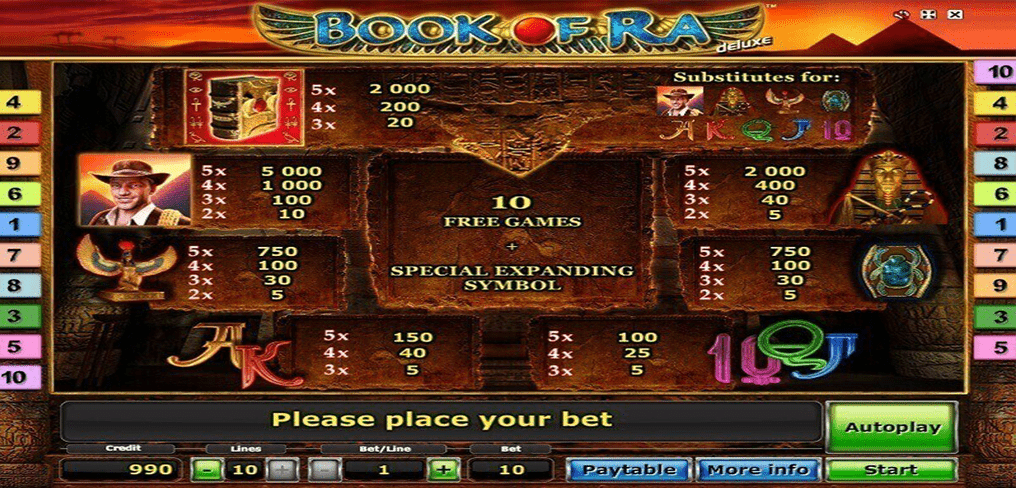 Book of Ra Spin