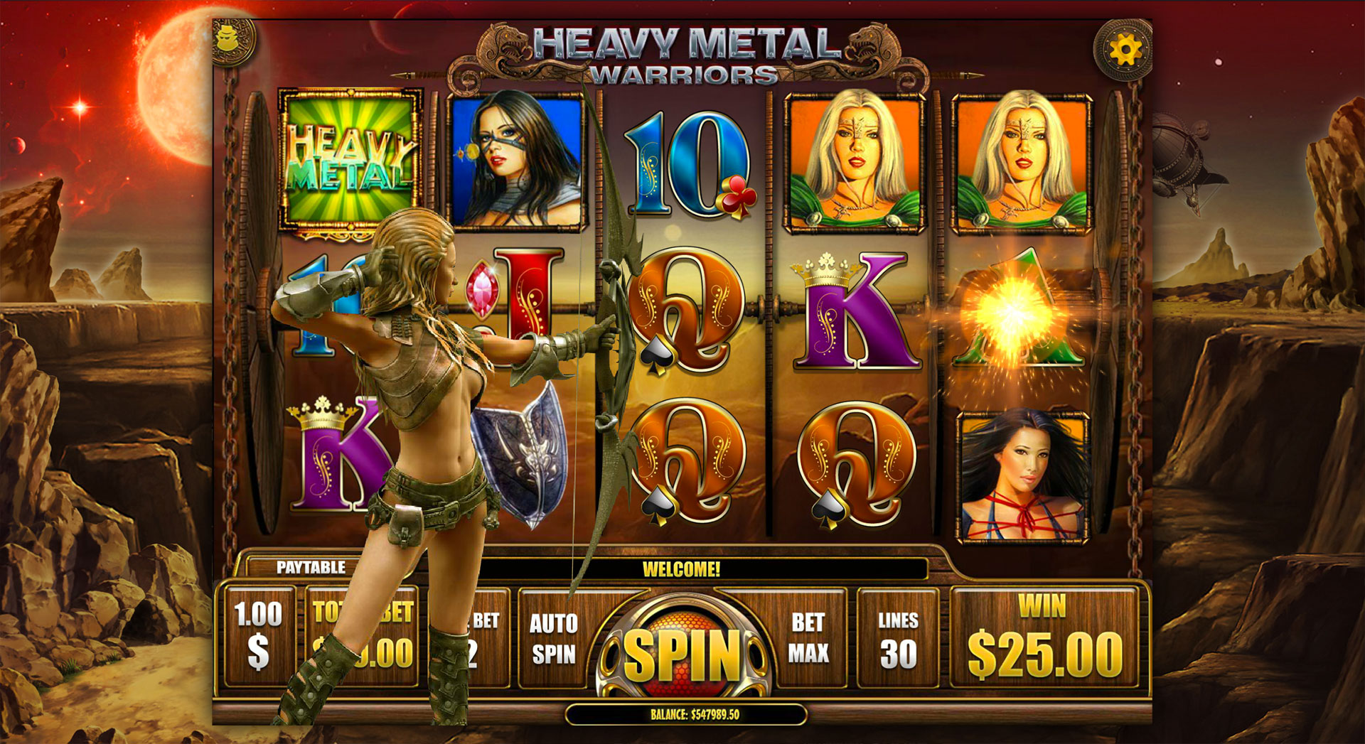 Heavy Metal Warriors Screenshot