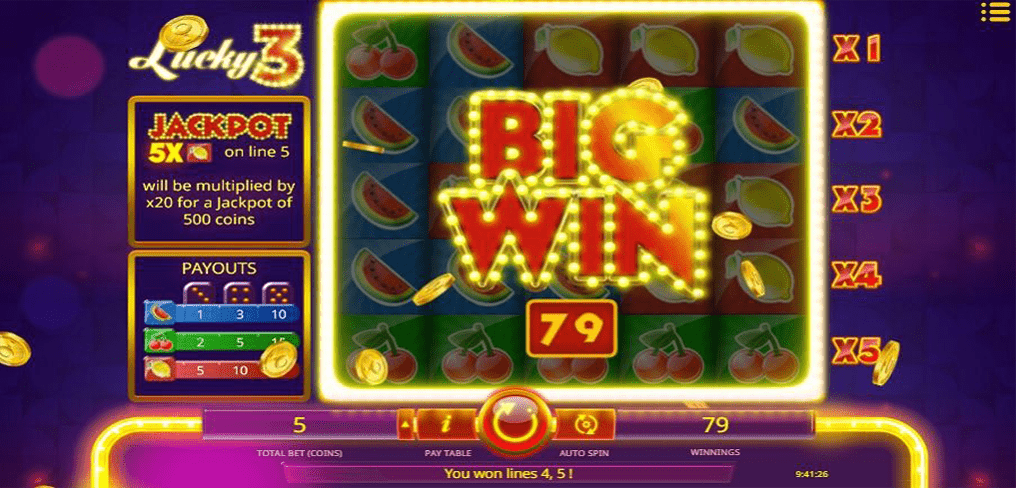 Lucky 3 Big Win