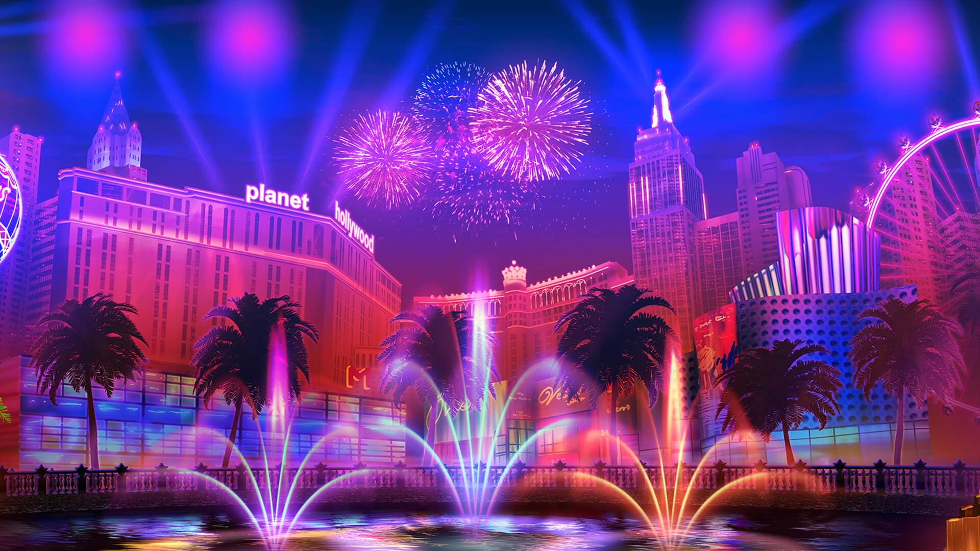 Game hight resolution background Vegas High Roller