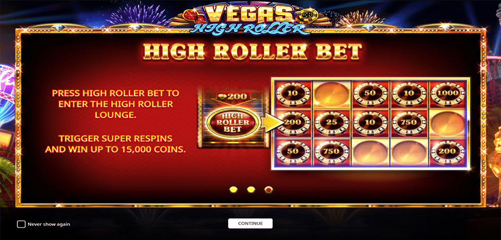 Vegas High Roller Bet