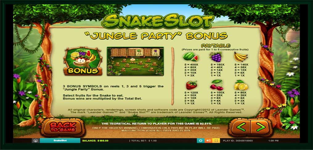 Snake Slot Bonus