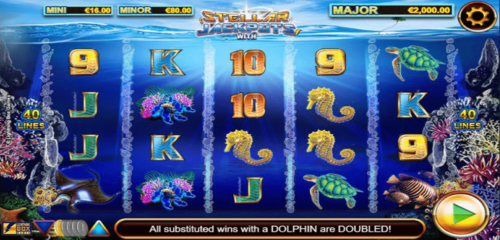 Stellar Jackpots with Dolphin Gold screenshot