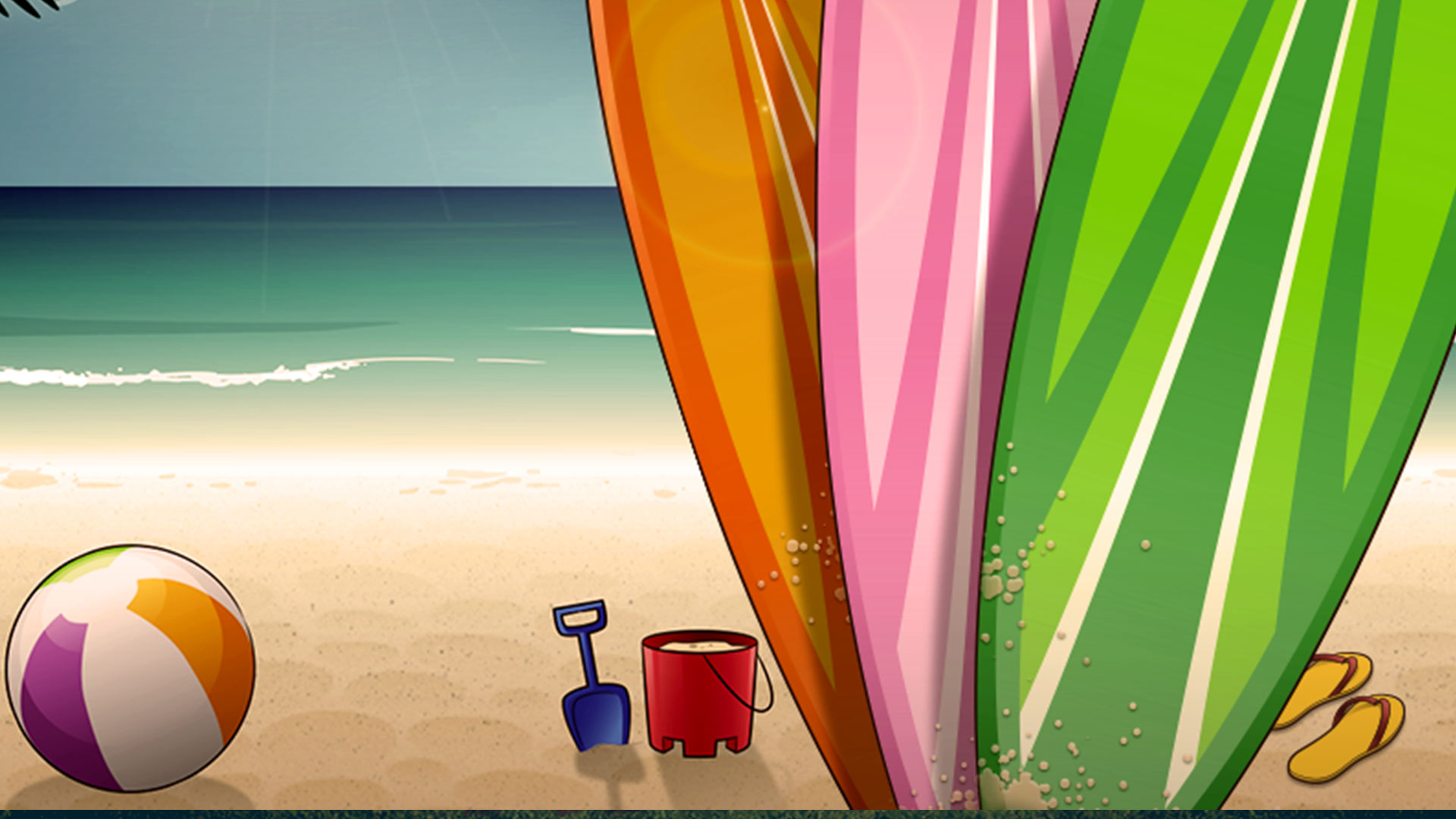 Game hight resolution background Beach