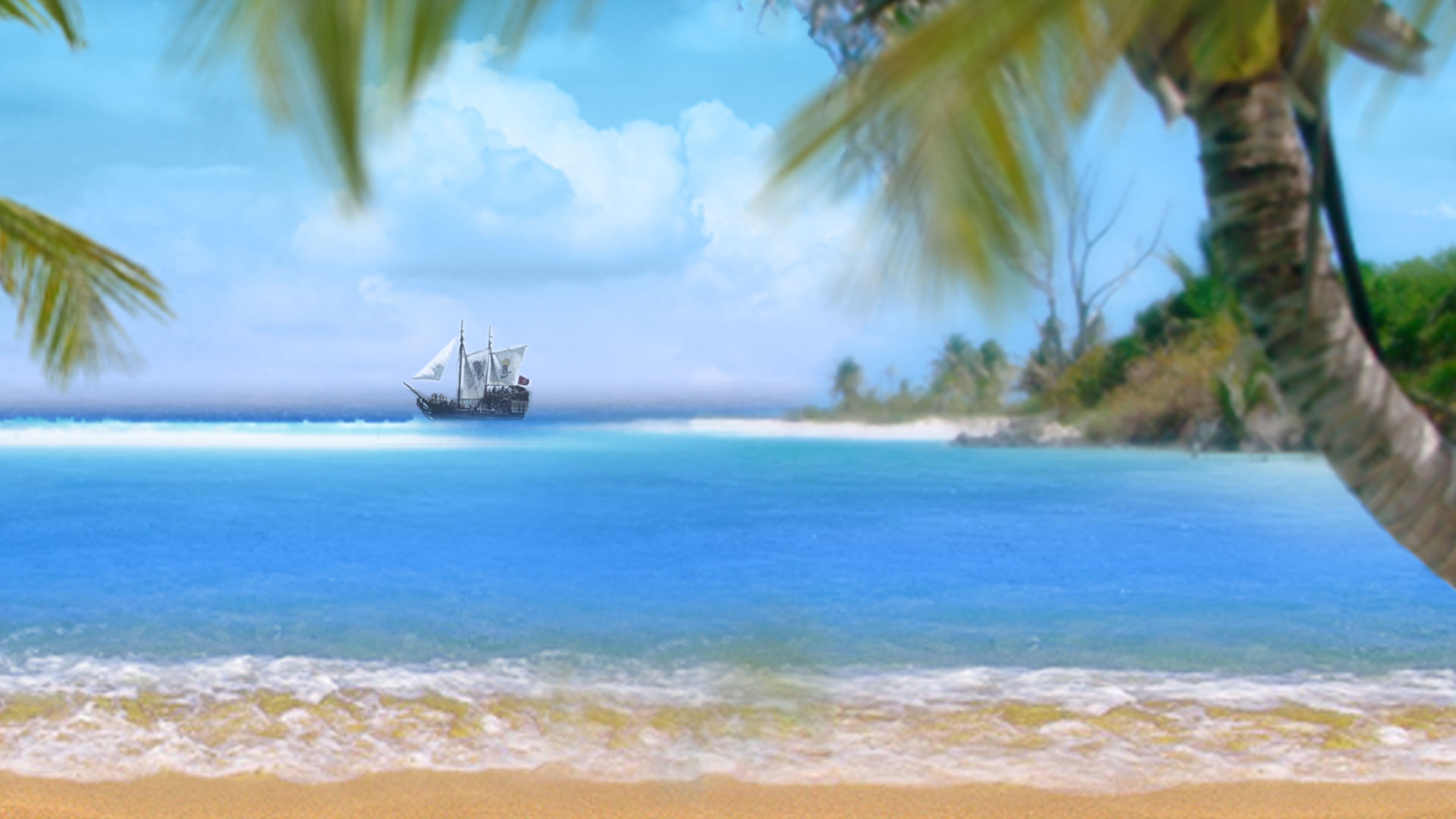 Game hight resolution background El Tesoro Pirata 5000