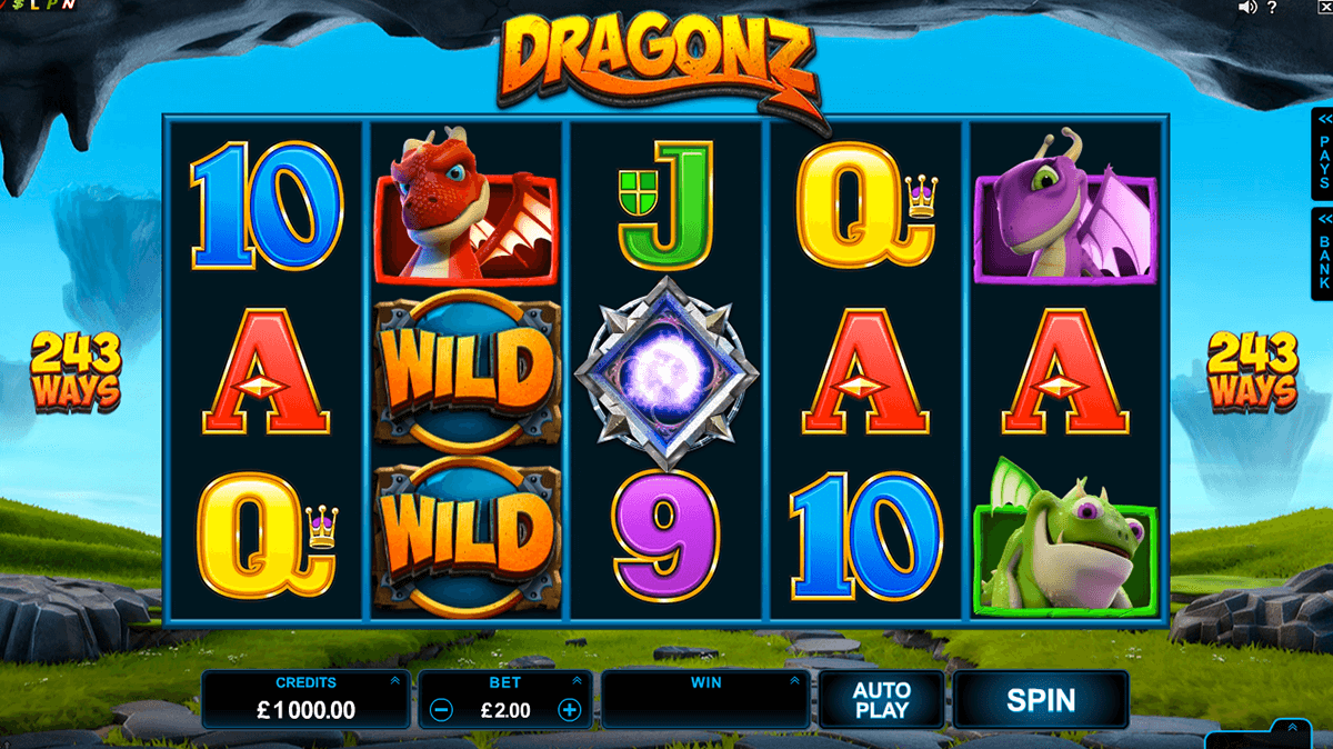 Screenshot Dragonz slot machine