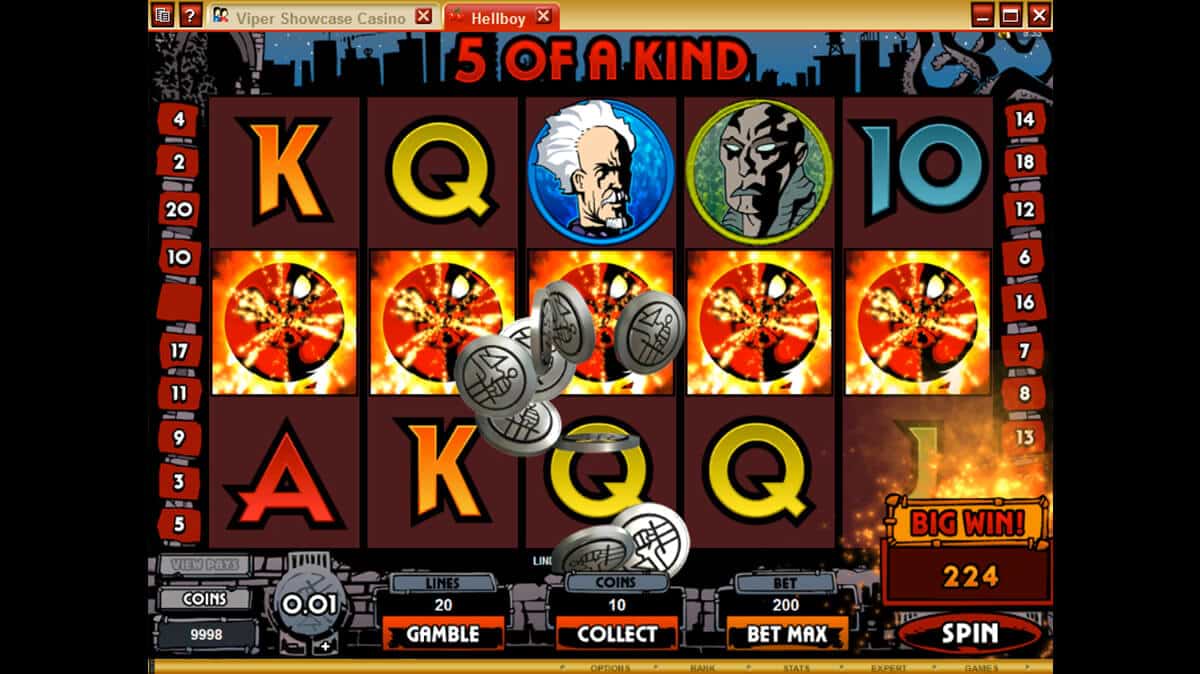Screenshot Hellboy slot machine