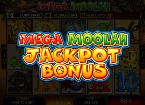 game background Mega Moolah