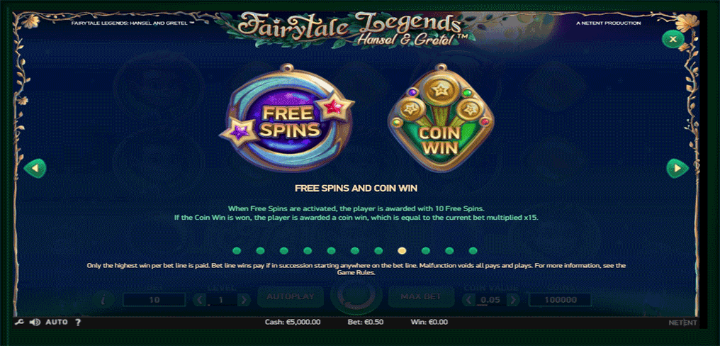 Fairytale Legends : Hansel and Gretel Free Spin
