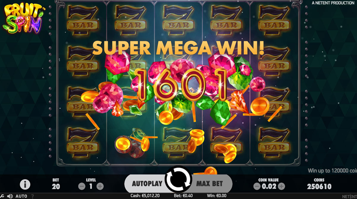 Screenshot Fruit Spin slot machine