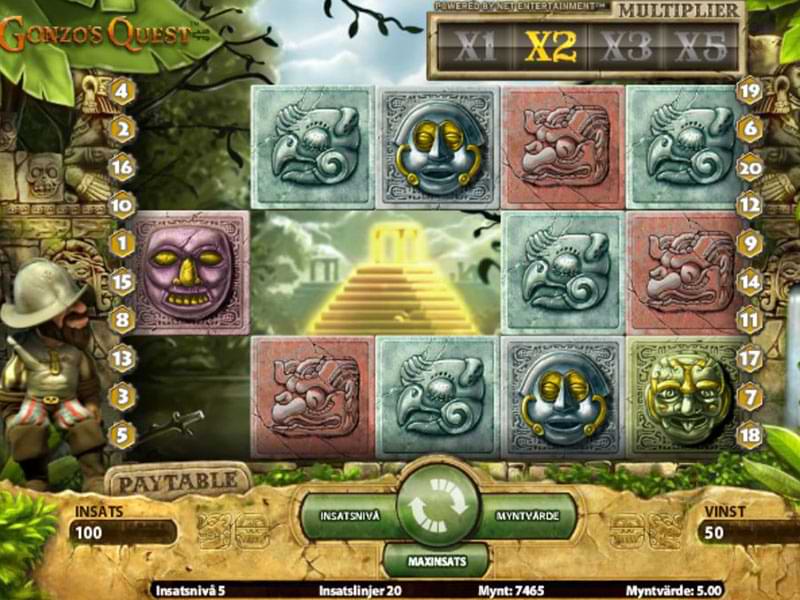 Gonzo's Quest Screenshot avalanche reels slot