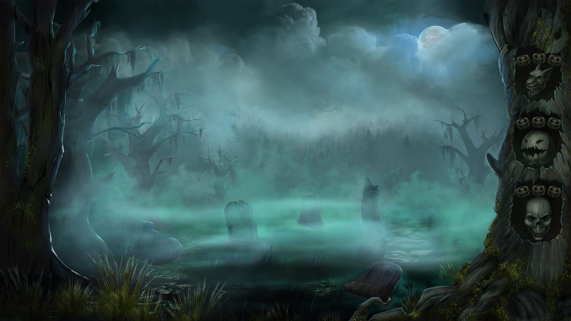 Game hight resolution background Halloween Jack