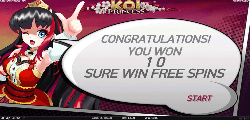 Koi Princess Free spin