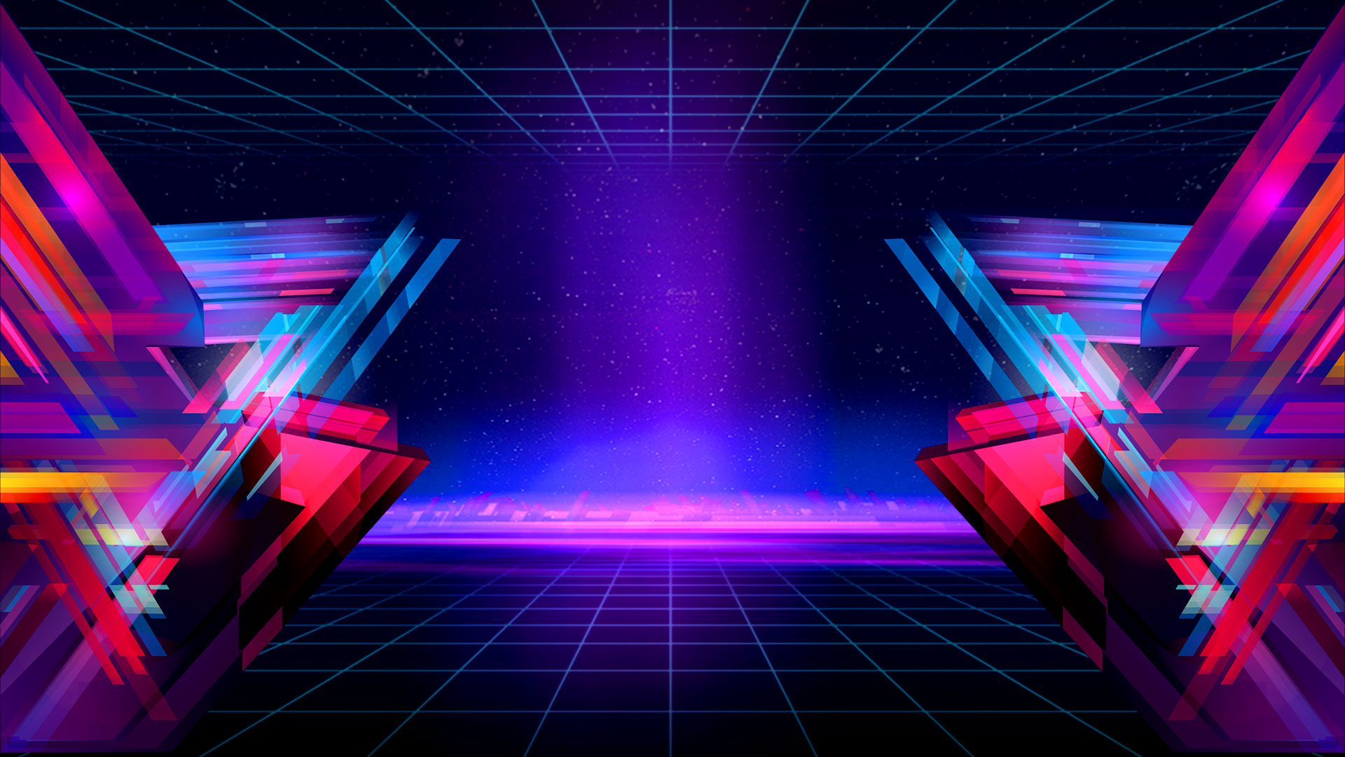 Game hight resolution background Neon Staxx