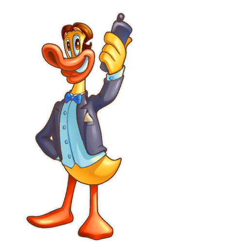 Scruffy Duck Character
