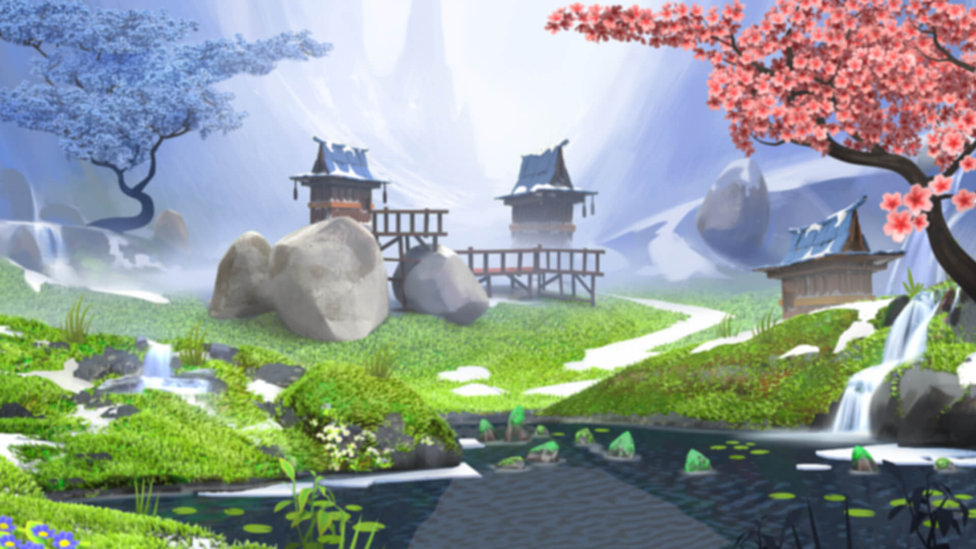Game hight resolution background The Legend of Shangri-La