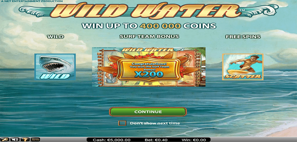 Wild Water Bonus