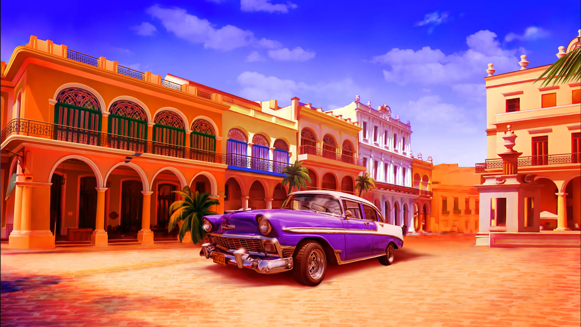 Game hight resolution background Fiesta Cubana